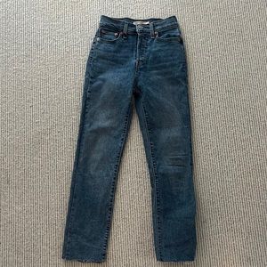 Levi’s wedgie straight jeans 24